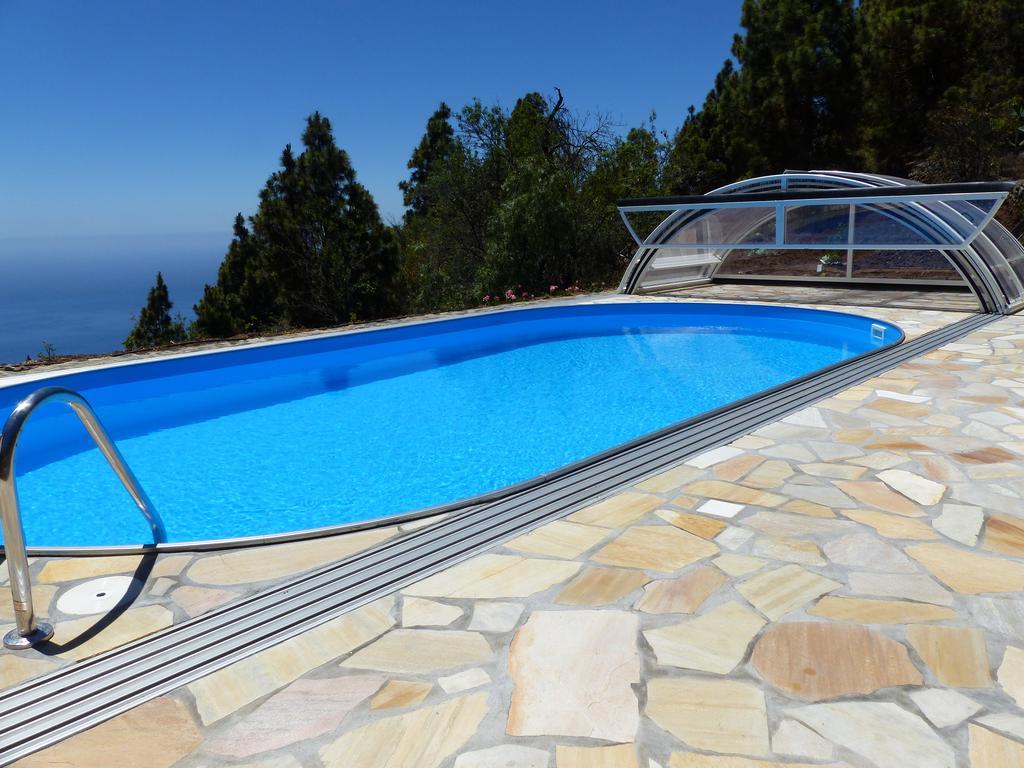 Feriendomizil Finca Tijarafe Mit Beheiztem, Abdeckbarem Pool Kültér fotó