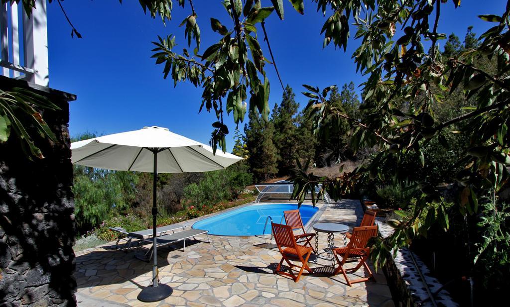 Feriendomizil Finca Tijarafe Mit Beheiztem, Abdeckbarem Pool Kültér fotó
